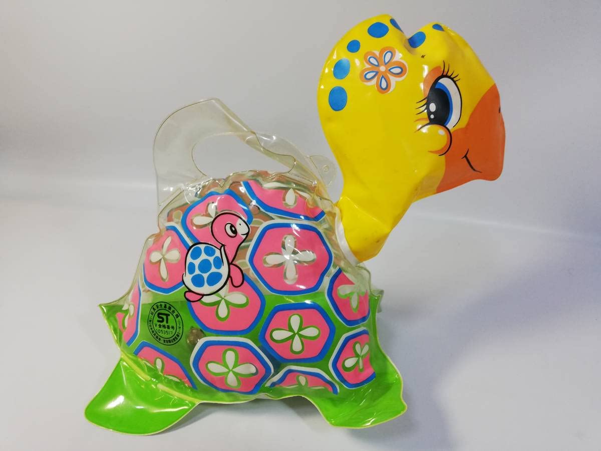 亀さんの空気入り人形 鈴入り、レア 絶版 昭和レトロ 亀さんの空気入り人形 鈴入り、レア 絶版 昭和レトロ 【公式通販】